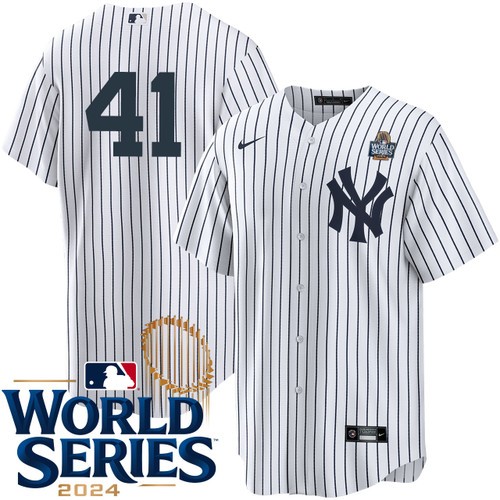 Youth Tommy Kahnle New York Yankees Nike Home White Player 2024 World Series Stitched Jersey