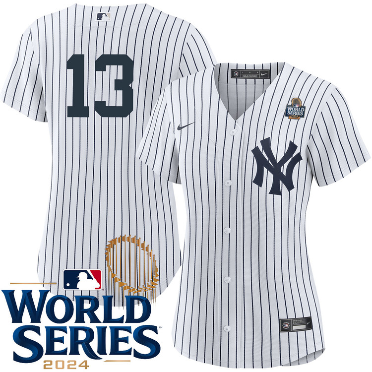 Women's Jazz Chisholm Jr. New York Yankees Nike Home White Player 2024 World Series Stitched MLB Jersey