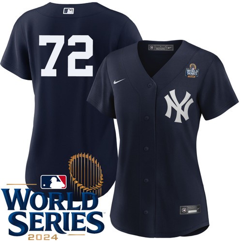 Women's Cody Poteet New York Yankees Nike Alternate Navy Player 2024 World Series  Stitched MLB Jersey
