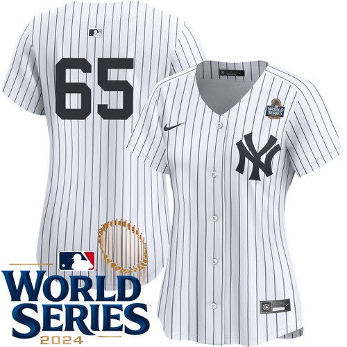 Women's Nestor Cortes New York Yankees Nike Home White Limited Player 2024 World Series Stitched MLB Jersey