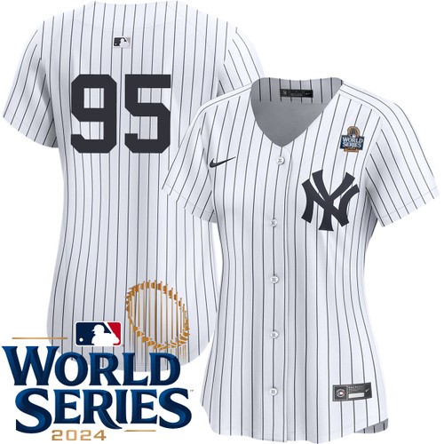 Women's Oswaldo Cabrera New York Yankees Nike Home White Limited Player 2024 World Series Stitched MLB Jersey