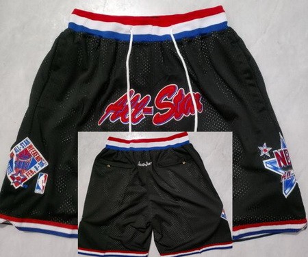 Men's NBA Black 1991 All Star Just Don Shorts