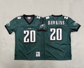 Youth Philadelphia Eagles #20 Brian Dawkins Green 1996 Throwback Stitched Jersey