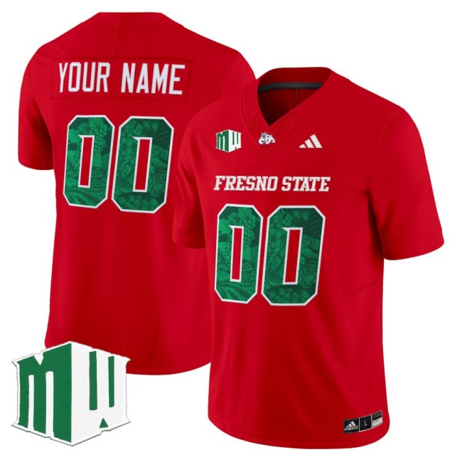 Men's Fresno State Bulldogs Custom 2025 'Ag Fest Edition' Vapor F.U.S.E. Limited football Stitched Jersey Red
