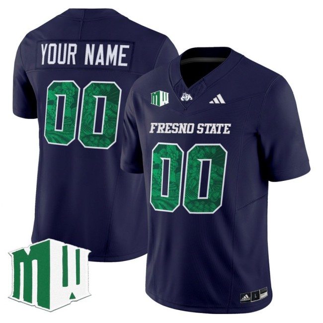 Men's Fresno State Bulldogs Custom 2025 'Ag Fest Edition' Vapor F.U.S.E. Limited football Stitched Jersey Navy