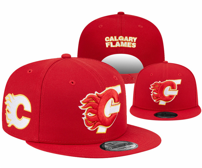 Calgary Flames 2025 Stitched Snapback Hats 005