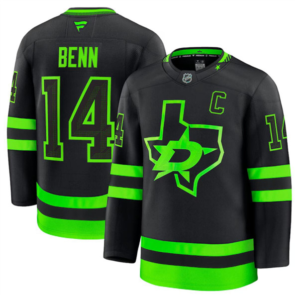 Youth Dallas Stars Active Player Custom Black 2024-25 Alternate Stitched Hockey Jersey