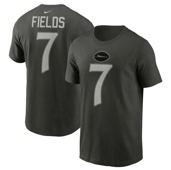Women's New York Jets #7 Justin Fields Gotham Green 2025 Rivalries Collection Player Name & Number T-Shirt