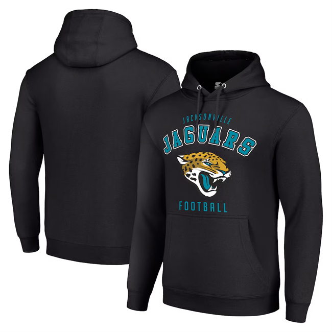 Men's Jacksonville Jaguars Black Pullover Hoodie