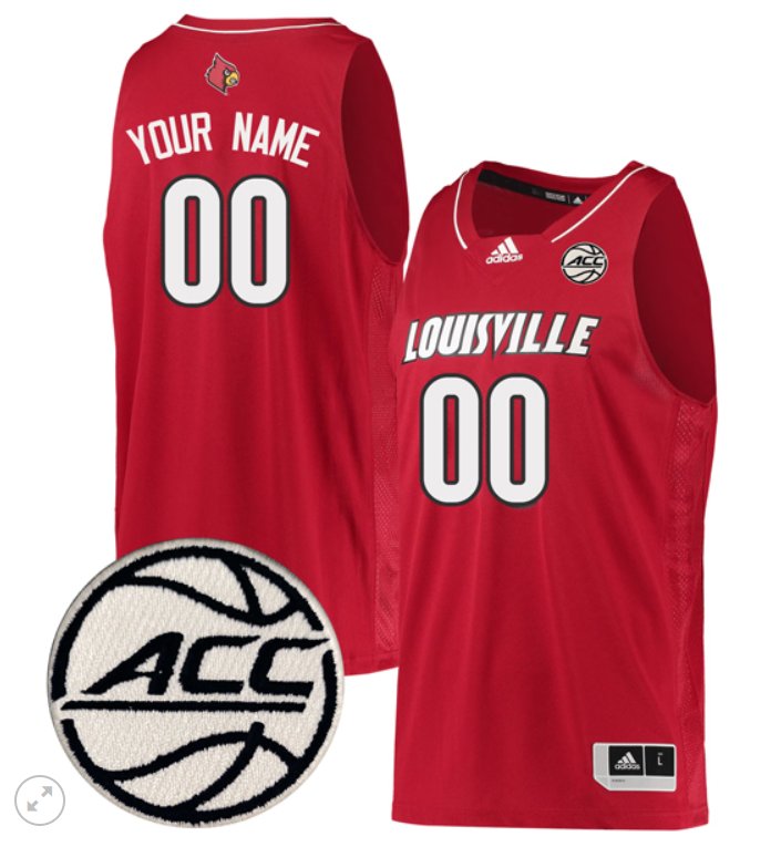 Custom Louisville Cardinals Jersey College Basketball Stiched Game Red