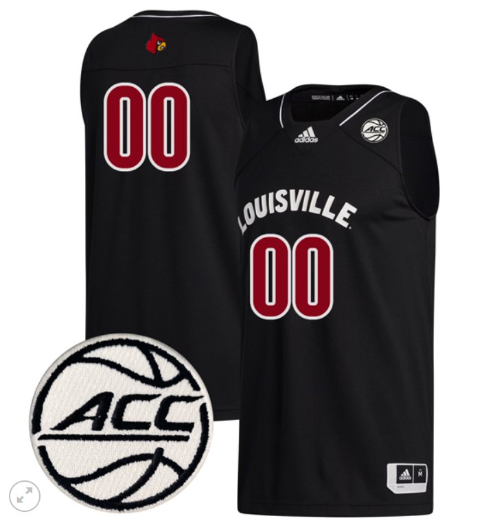 Custom Louisville Cardinals Jersey NCAA College Basketball Stiched Black