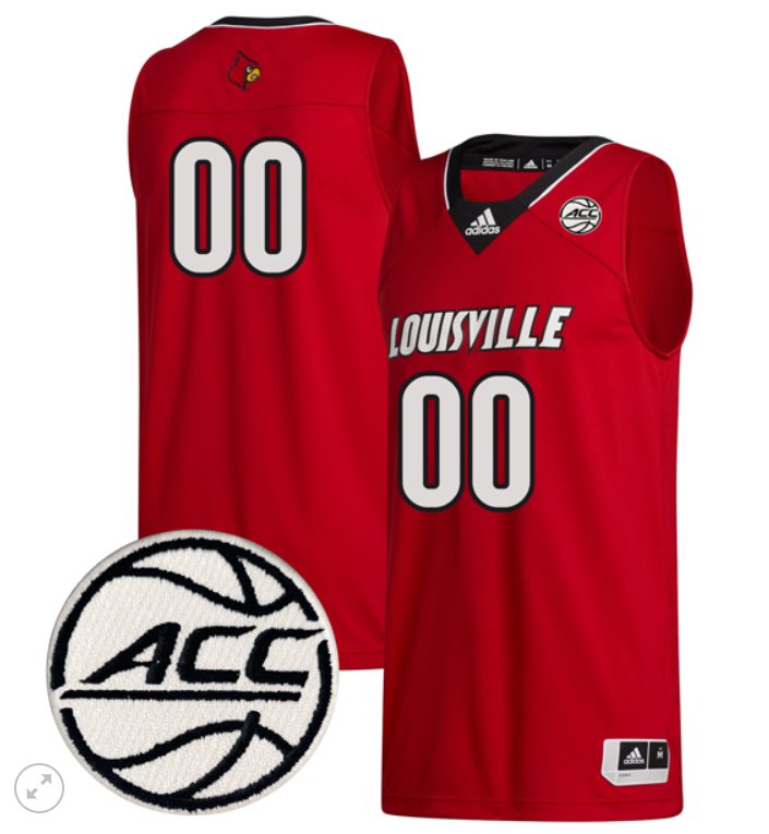 Custom Louisville Cardinals Jersey College Basketball Stiched Red
