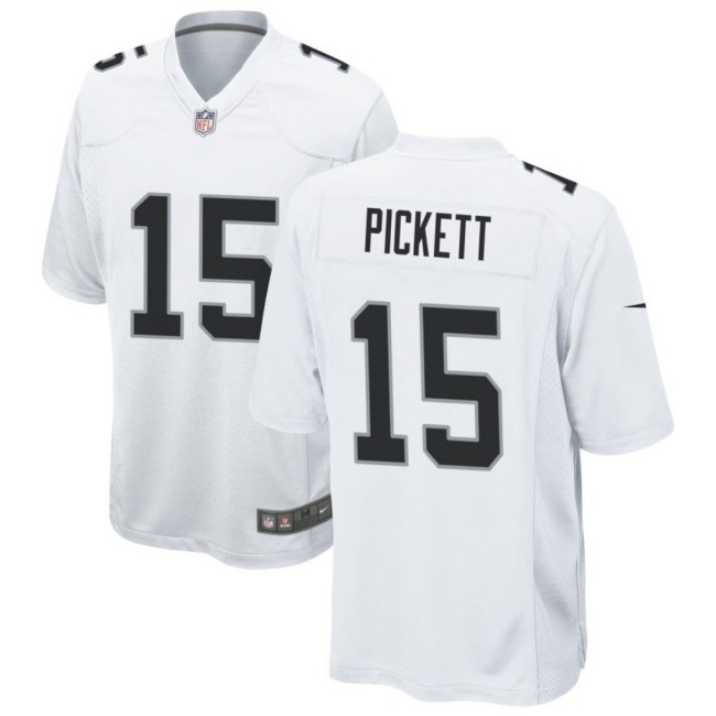 Men's Las Vegas Raiders #15 Kenny Pickett White Nike Vapor Untouchable Limited Stitched Jersey
