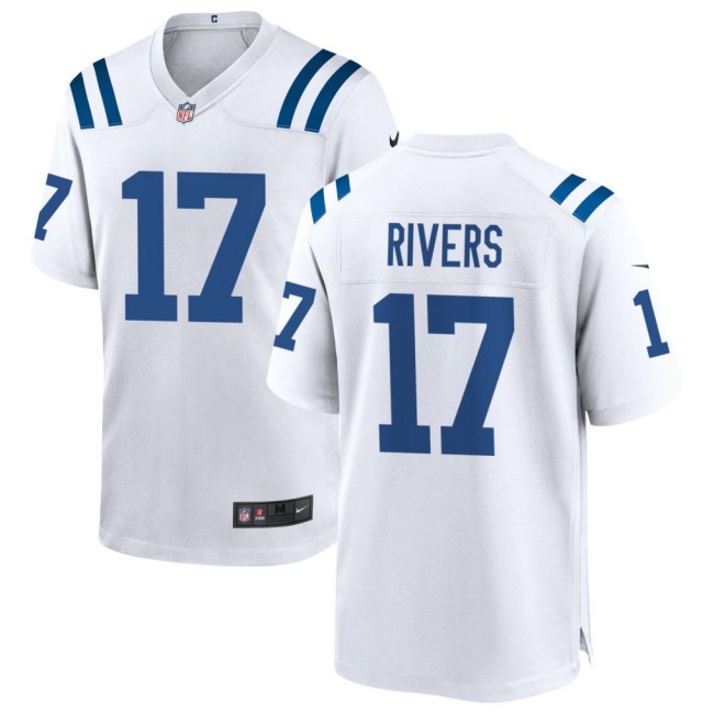 Men Indianapolis Colts #17 Philip Rivers White Vapor Untouchable Limited Stitched Jersey
