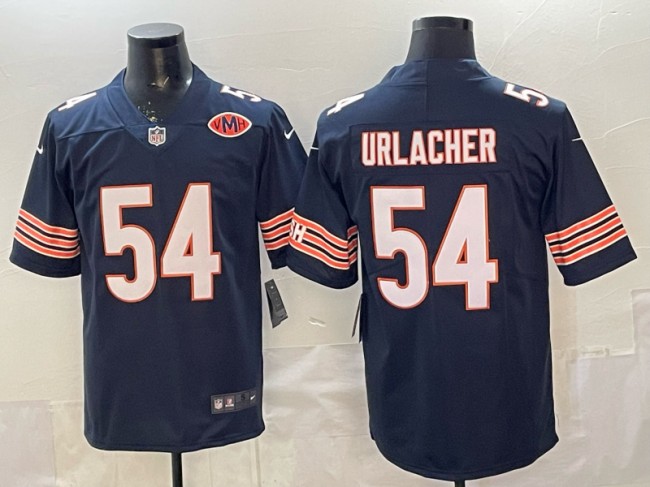 Men's Chicago Bears #54 Brian Urlacher Navy VMH Vapor Untouchable Limited Stitched Jersey