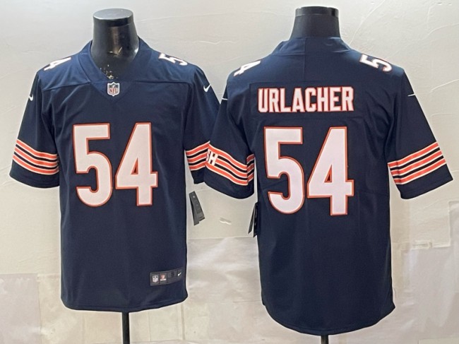 Men's Chicago Bears #54 Brian Urlacher Navy Vapor Untouchable Limited Stitched Jersey