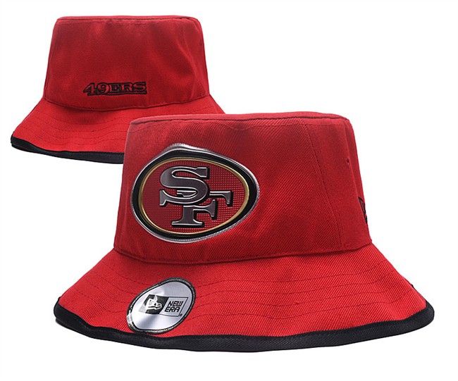 San Francisco 49ers 2025 Stitched Bucket Fisherman Hats 008
