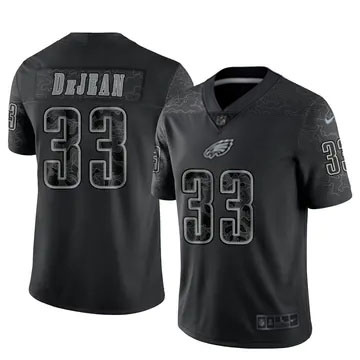 Men's Philadelphia Eagles #33 Cooper DeJean Vapor Nike Limited Reflective Black NFL Stitched Jersey