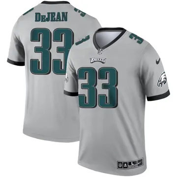 Men's Philadelphia Eagles #33 Cooper DeJean Nike Limited Inverted Legend Gray NFL Stitched Jersey