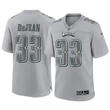 Men's Philadelphia Eagles #33 Cooper DeJean Nike Limited Atmosphere Fashion Gray NFL Stitched Jersey