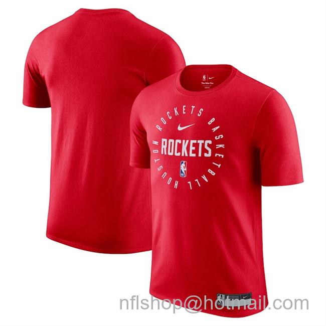 Men's Houston Rockets Red 2024-25 Legend On-Court Practice Performance T-Shirt