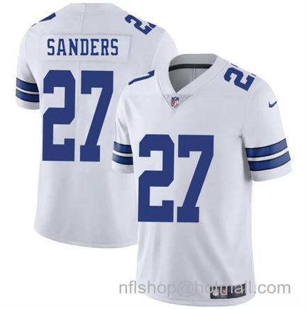 Men's Dallas Cowboys #27 Miles Sanders White 2025 Vapor Untouchable Limited Stitched Football Jersey