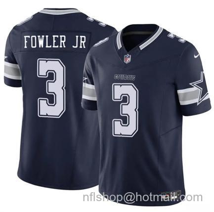 Men's Dallas Cowboys #3 Dante Fowler JR Navy 2025 F.U.S.E Vapor Untouchable Limited Stitched Football Jersey