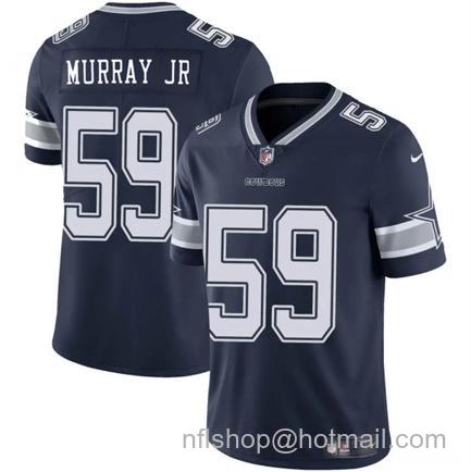 Men's Dallas Cowboys #59 Kenneth Murray JR Navy Blue 2025 Vapor Untouchable Limited Stitched Football Jersey