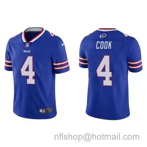 Toddlers Buffalo Bills #4 James Cook Blue Vapor Untouchable Limited Stitched Jersey