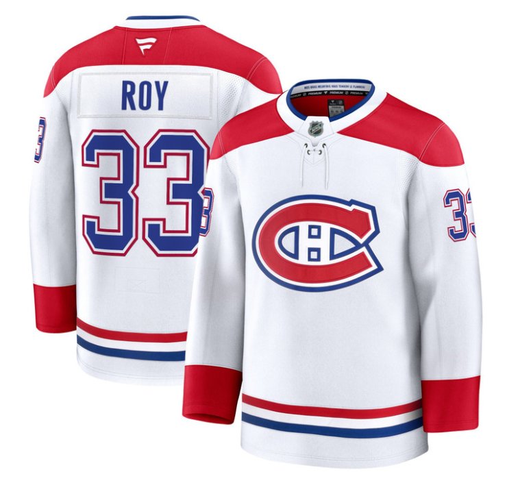 Men's Patrick Roy Jersey #33 Montreal Canadiens Timeless Premium Stitched 2025 Away