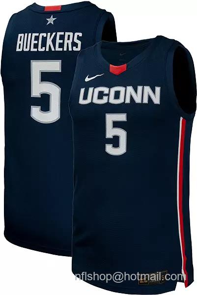 Nike Women's UConn Huskies #5 Blue Paige Bueckers Replica Basketball Jersey