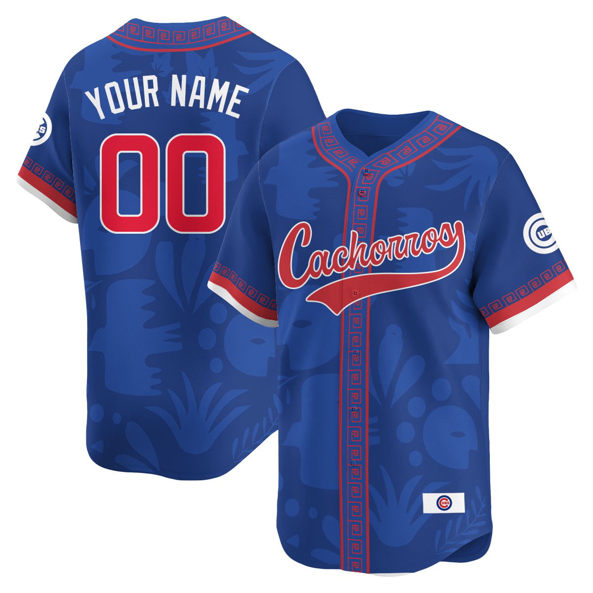 Chicago Cubs Hispanic and Latino Heritage Month Limited Stitched Baseball Custom Jersey Royal
