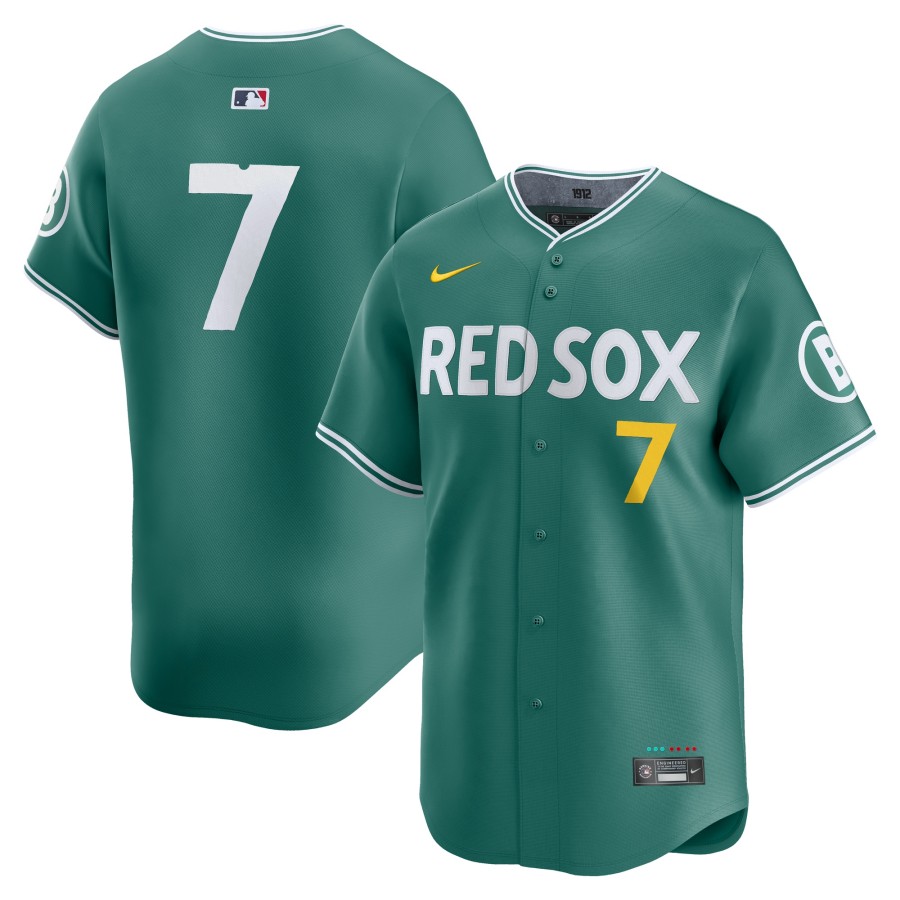Men's Boston Red Sox #7 Masataka Yoshida Nike 2025 City Connect Limited Player Jersey - Green