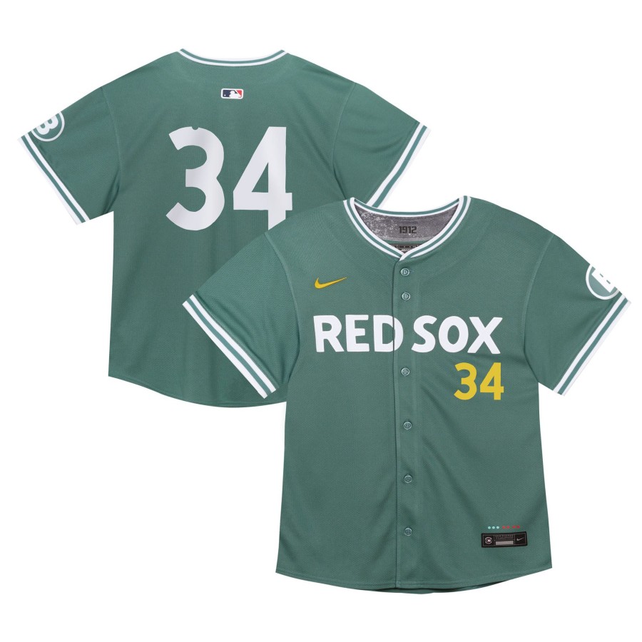 Toddler Boston Red Sox ACTIVE PLAYER Custom Green 2025 City Connect Limited Stitched Baseball Jersey
