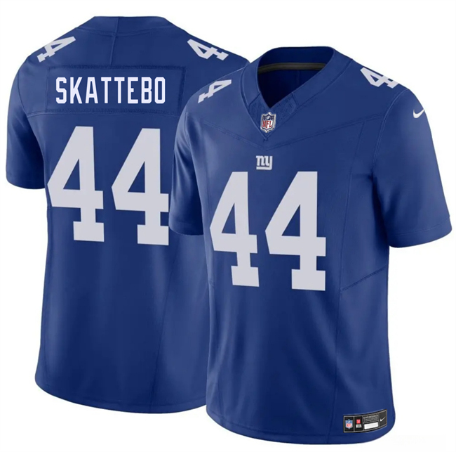 Youth New York Giants #44 Cam Skattebo Blue 2025 Draft F.U.S.E. Vapor Limited Stitched Jersey