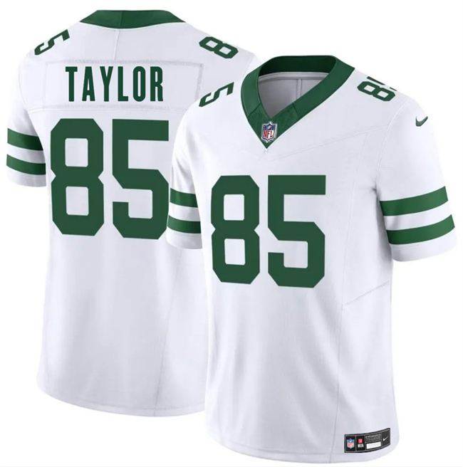 Youth New York Jets #85 Mason Taylor White 2025 Draft F.U.S.E. Vapor Limited Stitched Jersey