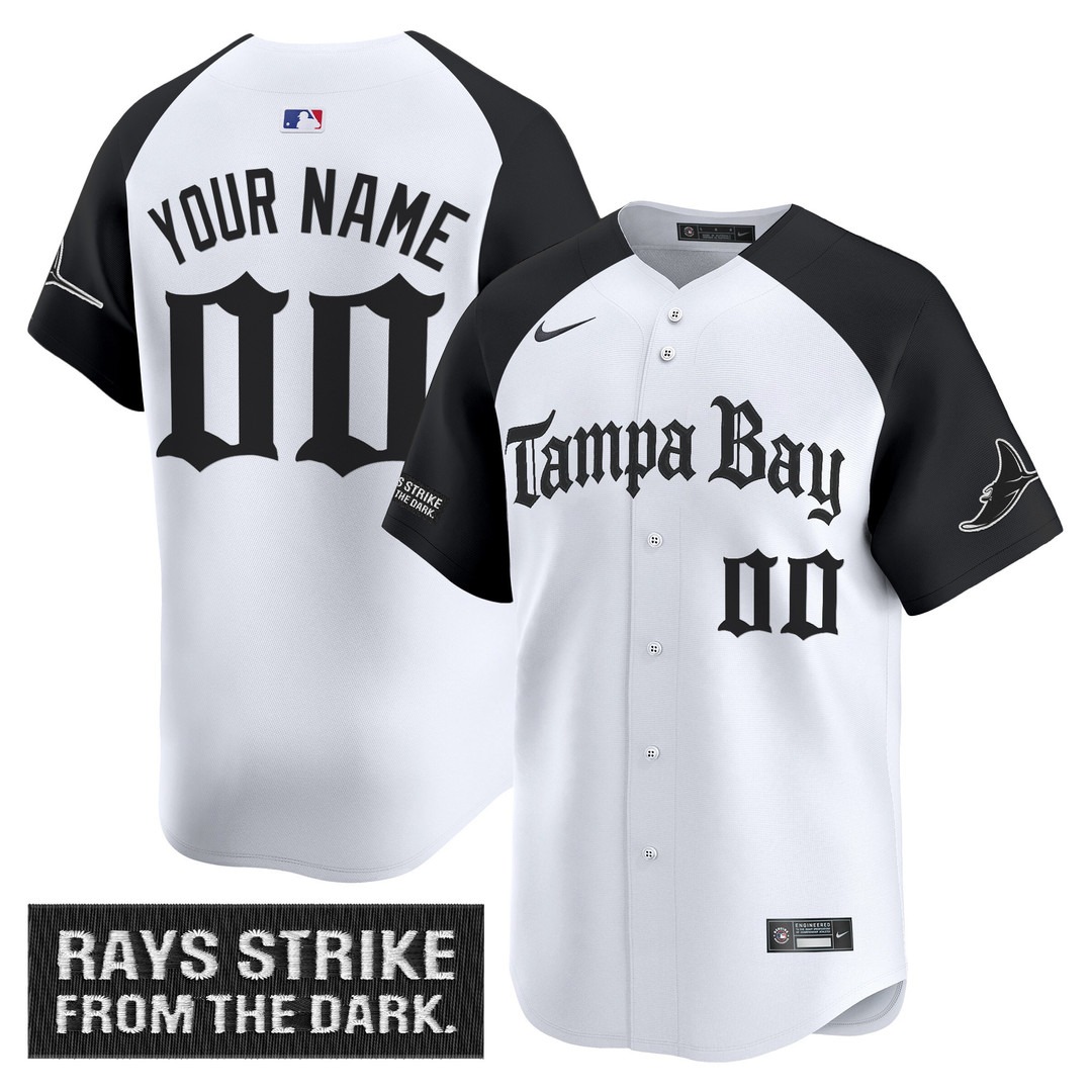 Tampa Bay Rays 'Gothic Deepwater Edition' Vapor Premier Limited Custom Jersey Alternate - All Stitched