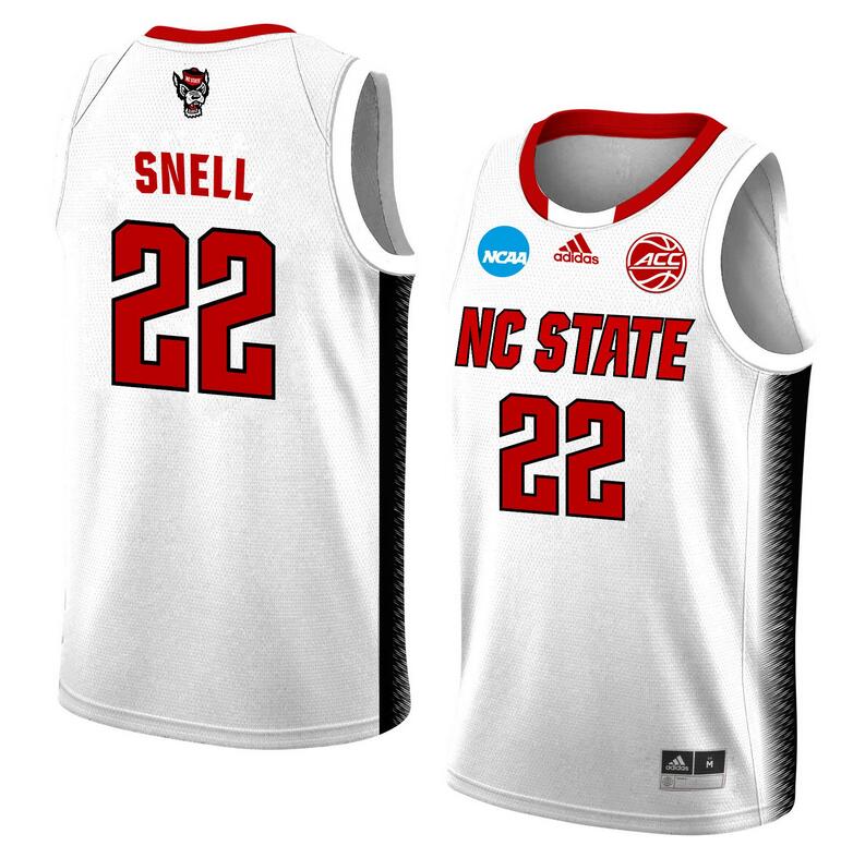 Men's NC State Wolfpack ACTIVE PLAYER Custom 2025 White Stitched Basketball Jersey Unisex Kids