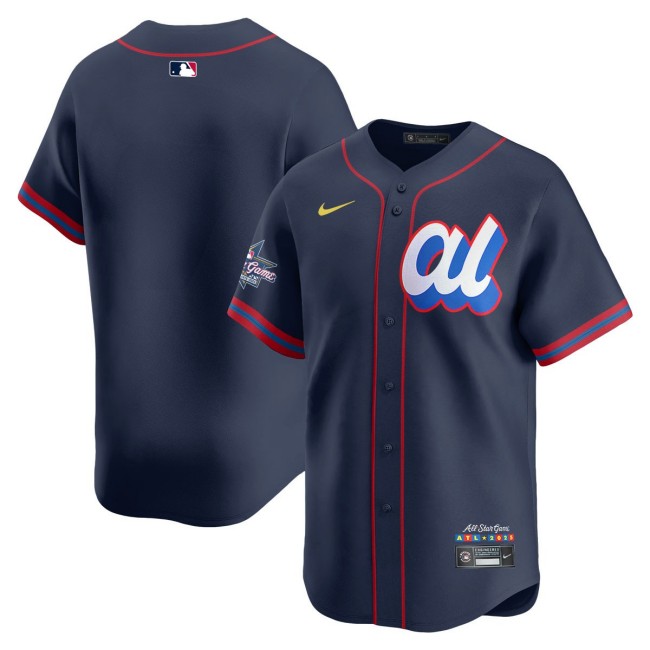 American League Team Nike Navy 2025 MLB All-Star Run Derby Limited Jersey - All Stitched