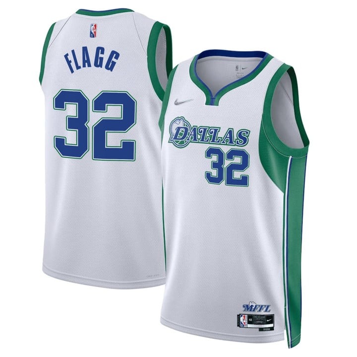 Men's Dallas Mavericks #32 Cooper Flagg White 2021-22 City Edition 2025 Draft Stitched Basketball Jersey