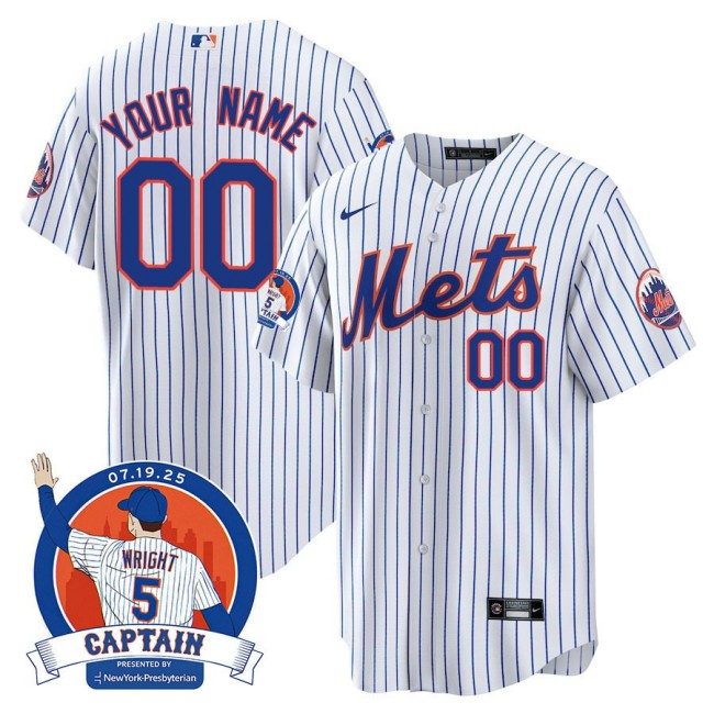 Nike New York Mets David Wright 'Mets Legend' Custom MLB Limited Jersey - White