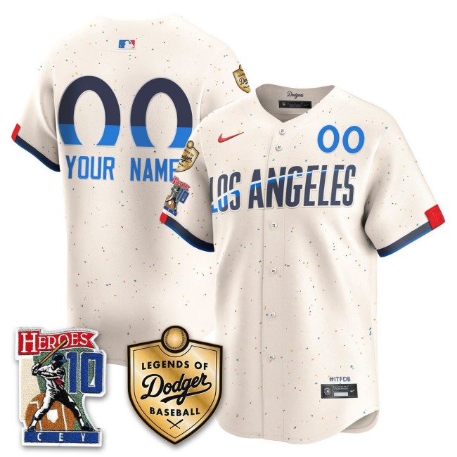 Nike Custom Dodgers 'Ron Cey Legends Of Dodgers Baseball' MLB Jersey - Cream City Connect