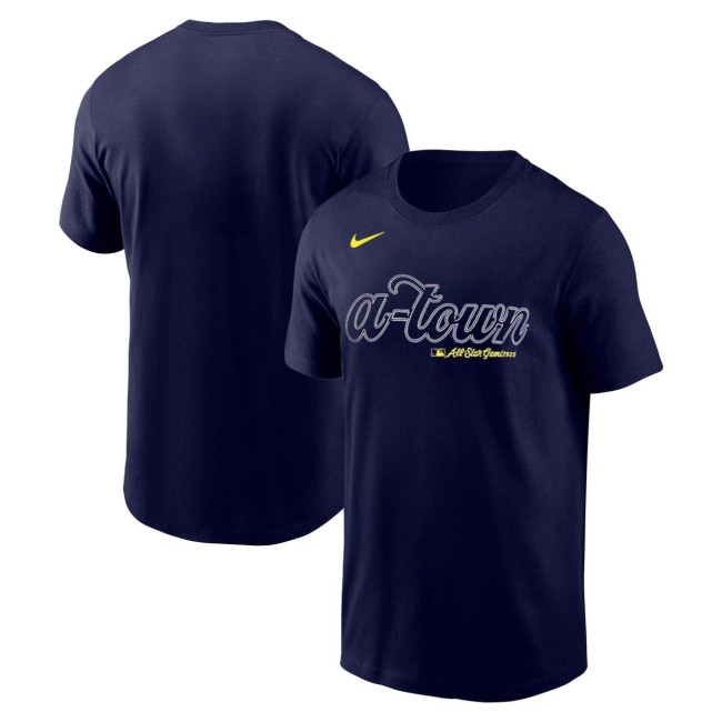 Men's Atlanta Braves A-Town Navy T-Shirt