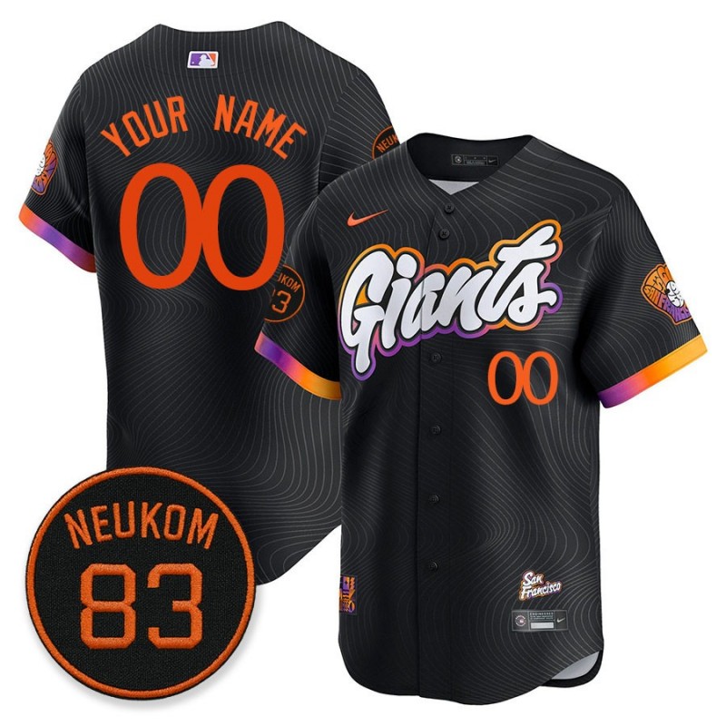 Nike San Francisco Giants Custom 'Bill Neukom Memorial' 2025 Limited Stitched MLB Jersey - City Connect