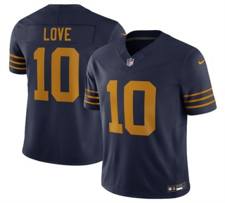 Youth Green Bay Packers #10 Jordan Love Navy The 1923 Classic Vapor FUSE Limited Stitched NFL Nike Jersey