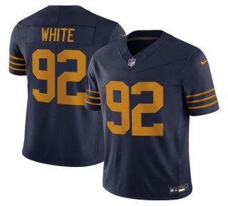 Youth Green Bay Packers #92 Reggie White Navy The 1923 Classic Vapor FUSE Limited Stitched NFL Nike Jersey