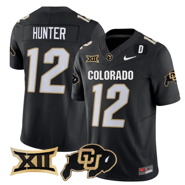 Men's Colorado Buffaloes #12 Travis Hunter Nike 2025 FUSE Limited Jersey - Black