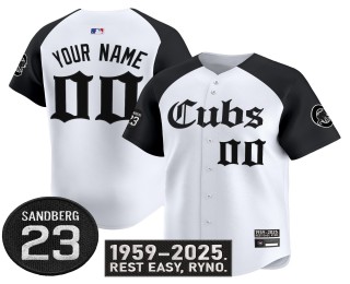 Chicago Cubs 'Ryne Sandberg Tribute' Custom Vapor Premier Limited MLB Baseball Jersey Alternate - All Stitched