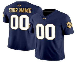 Notre Dame Fighting Irish Custom Navy FUSE Limited Stitched Football Jersey