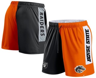 Men's Raiders & Boistate Broncos Split Shorts - All Stitched